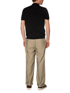 Polo Block Eleven Nero in maglia mezza zip 01APOLLO NERO BLOCK ELEVEN 
