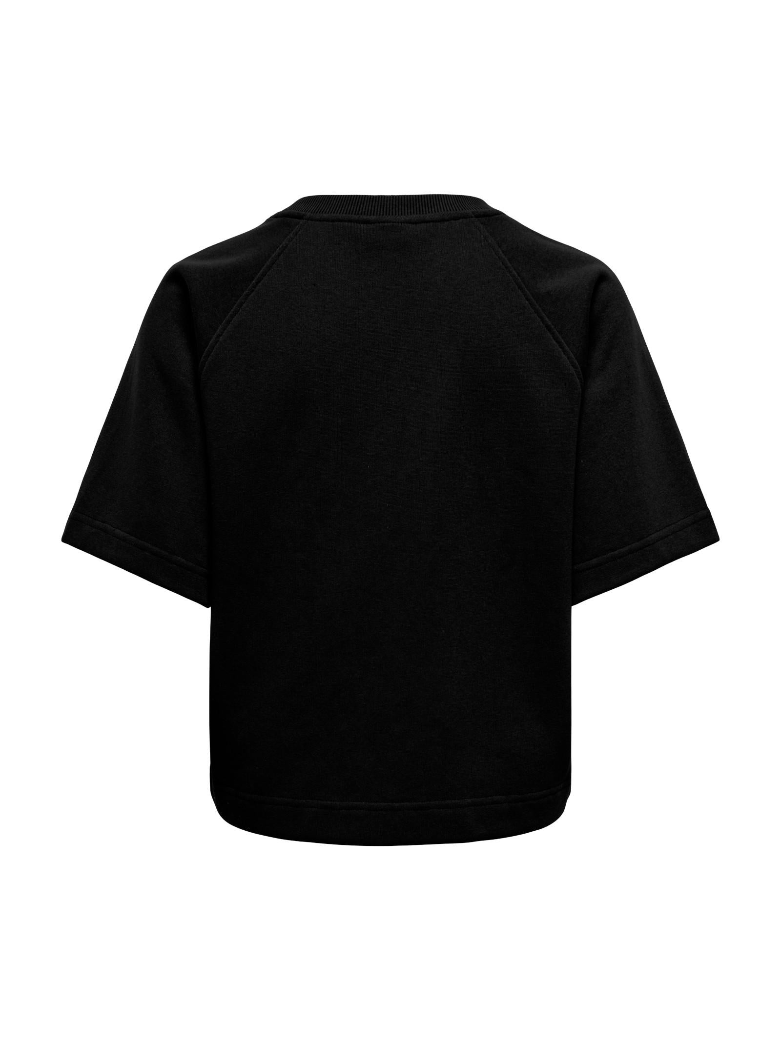 T-shirt Only Ofelia Nera in tessuto felpato 15377588 /Black ONLY 