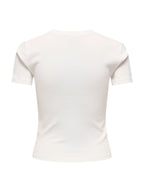 T-shirt Only Kira Bianco stampa 15359963 /Cloud Dancer ONLY 