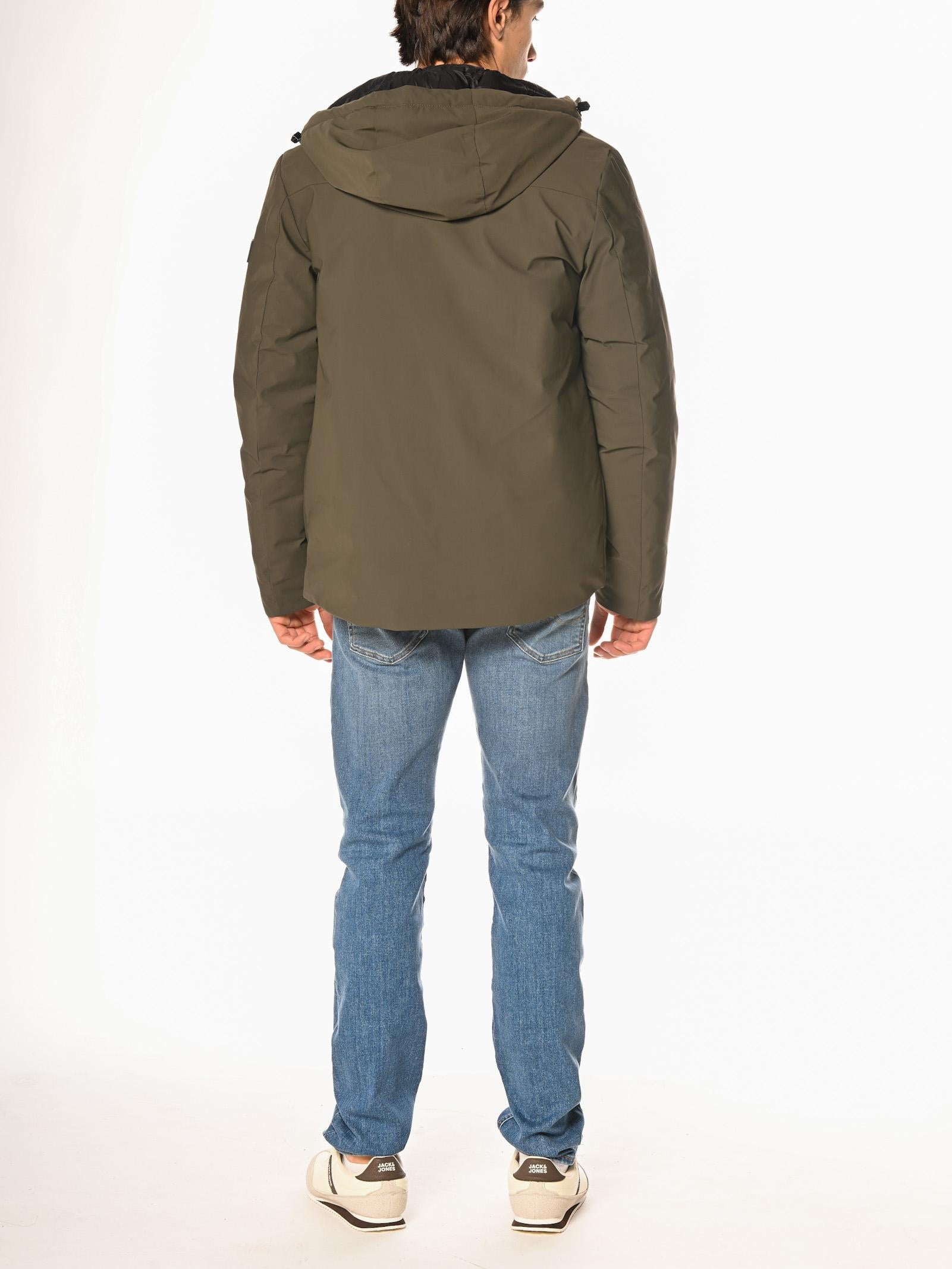 Giubbotto Gianni Lupo Verde con cappuccio GL5069BD MILITARY GIANNI LUPO 