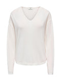 Maglia JDY  Liv Bianca scollo a V 15363546 /Cloud Dancer JDY 