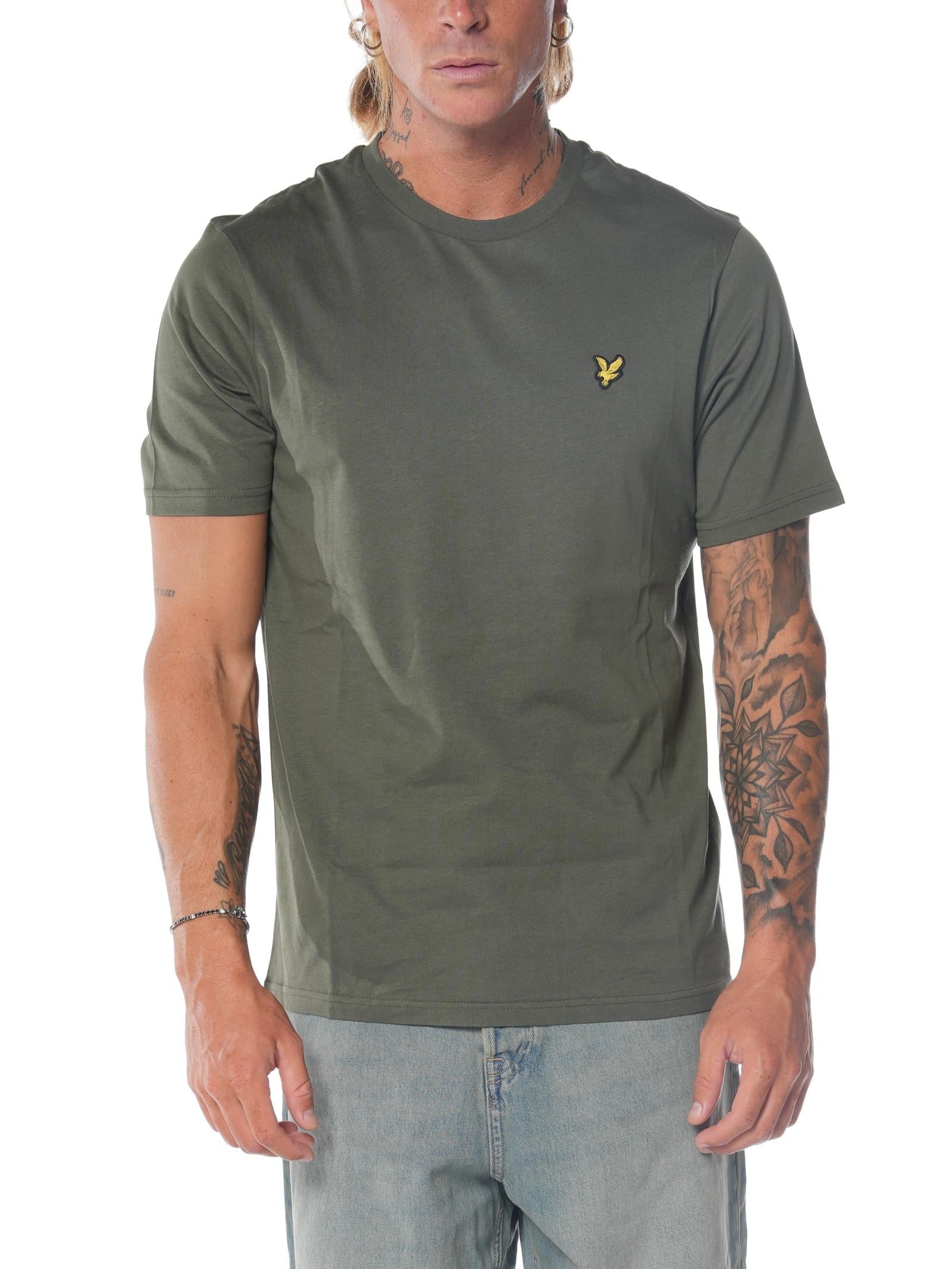 T-shirt Lyle & Scott Verde militare Logo TS400VOG DEEP DEPTHS LYLE & SCOTT 