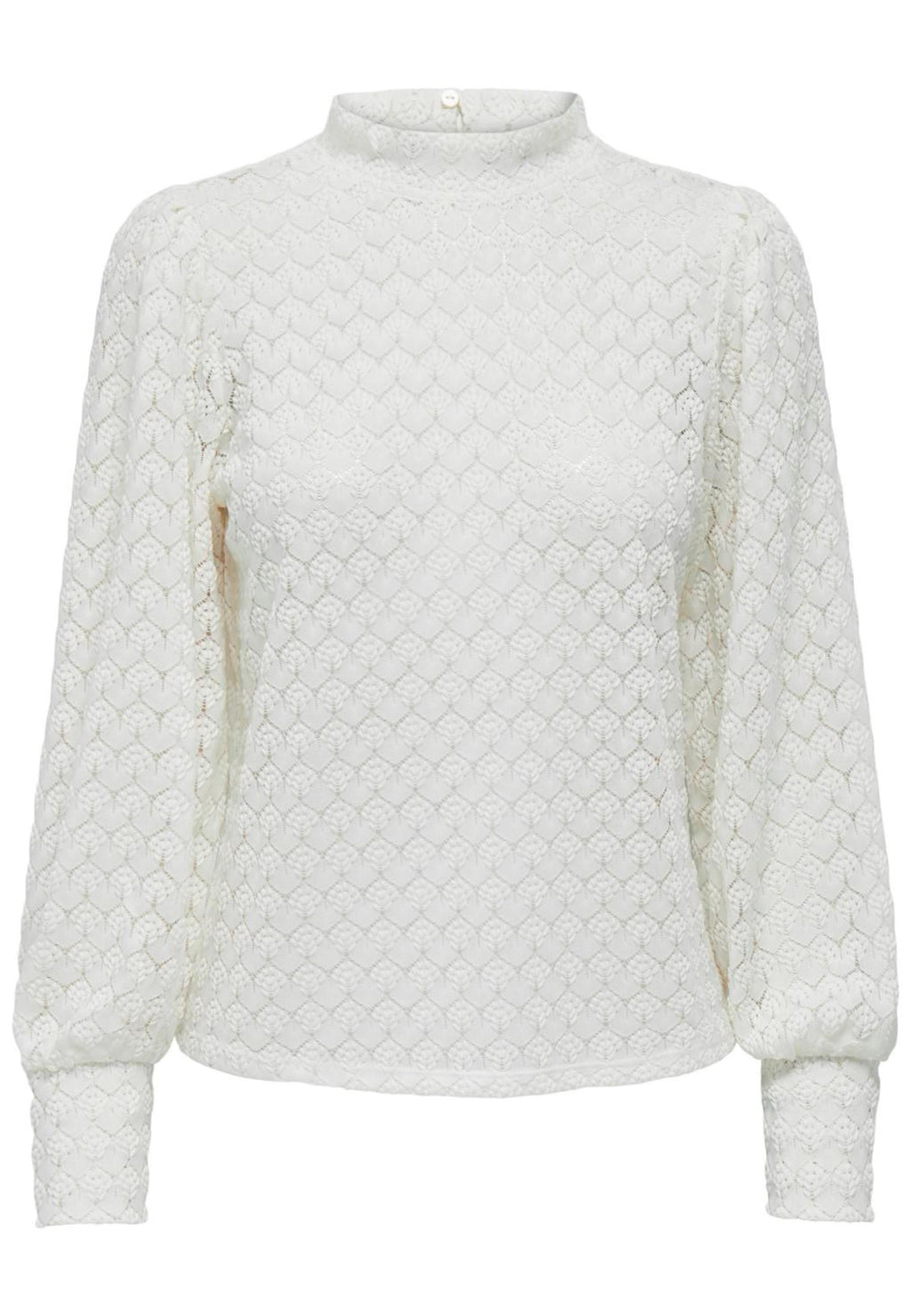 Blusa Jacqueline De Yong Bianco girocollo