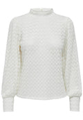 Blusa Jacqueline De Yong Bianco girocollo