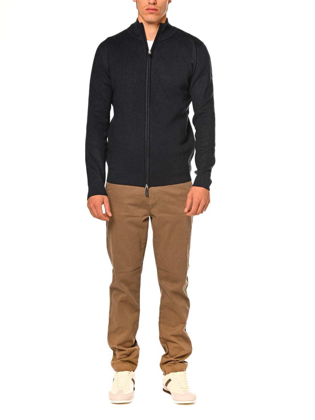 Cardigan Seinse Blu con zip MI3065 BLU SEINSE 