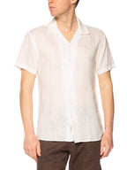Camicia Gianni Lupo Bianco in lino maniche corte GL7658S BIANCO GIANNI LUPO 