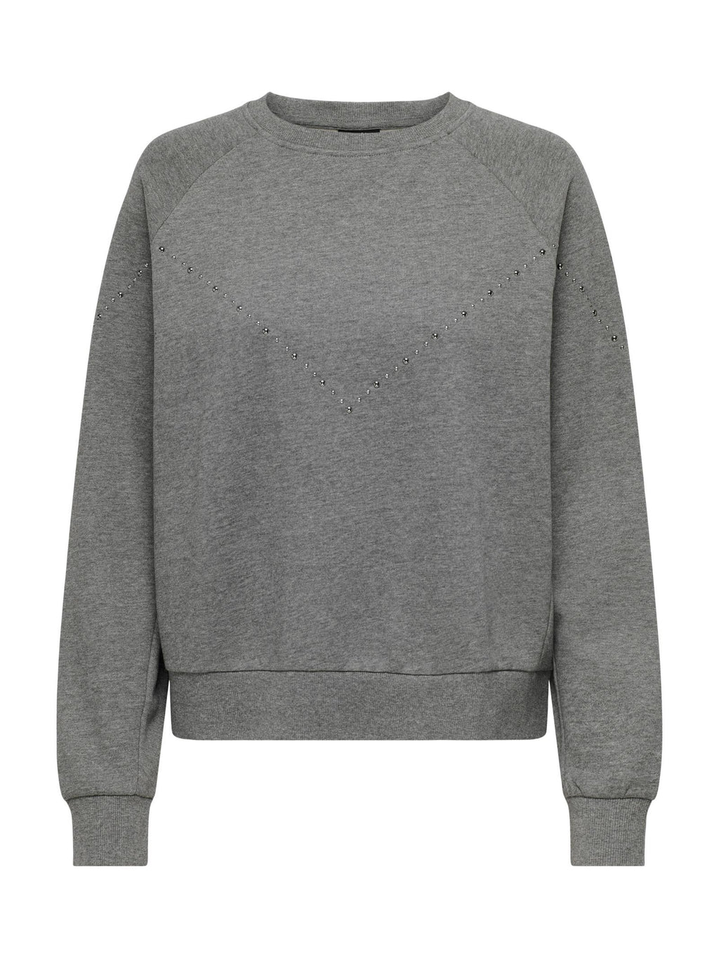 Felpa Jacqueline De Yong Grigio girocollo 15352914 /Medium Grey Melange JDY 