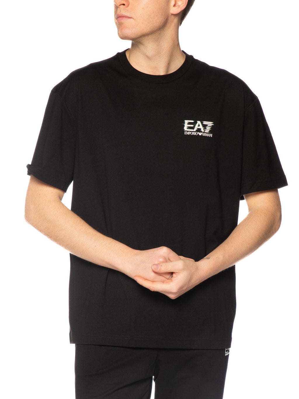 T-shirt Emporio Armani Nero logo 7M001327 UC001 EA7 