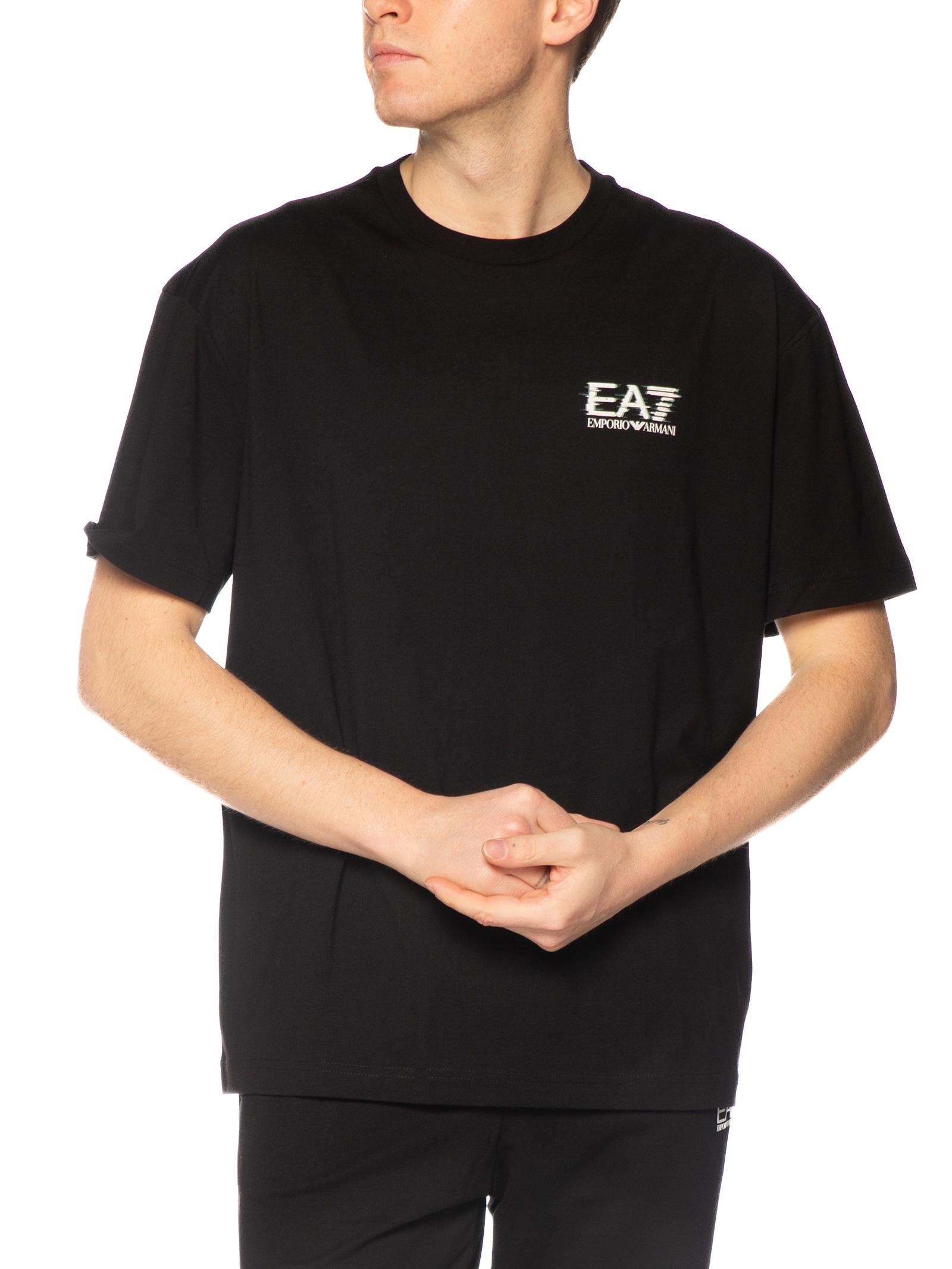 T-shirt Emporio Armani Nero logo 7M001327 UC001 EA7 