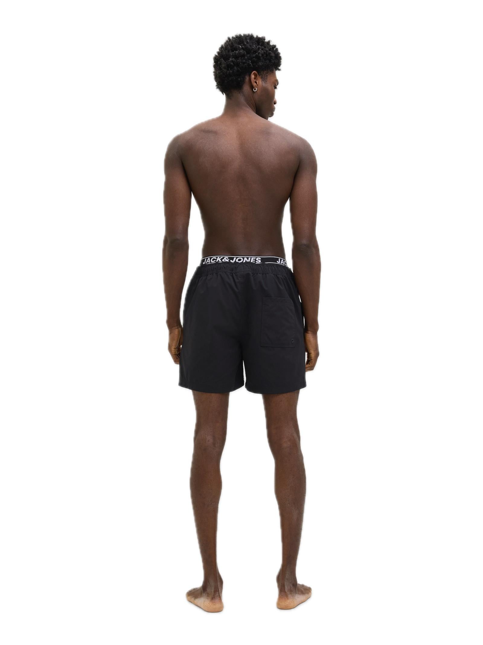 Costume Jack & Jones Maui Nero con fascia elasticizzata 12272949 /Black JACK & JONES 