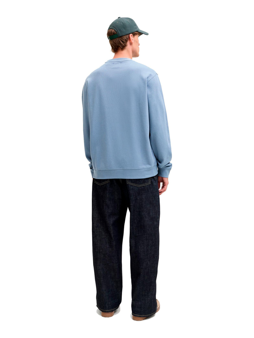 Felpa Jack & Jones Archive Petrolio girocollo 12287995 /Blue Mirage JACK & JONES 