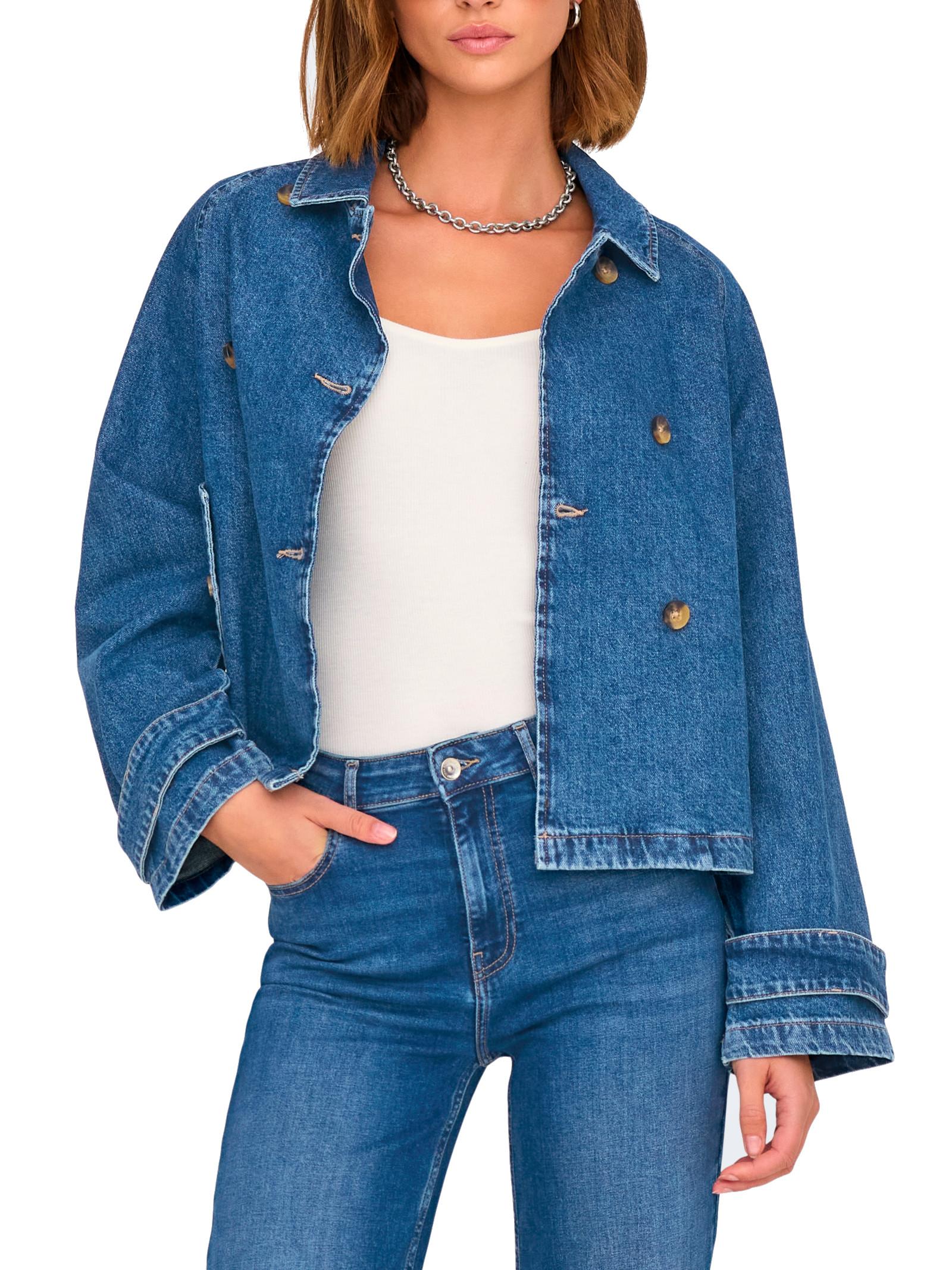 Giubbotto Only April Medium blue in jeans 15347089 /Medium Blue Denim ONLY 