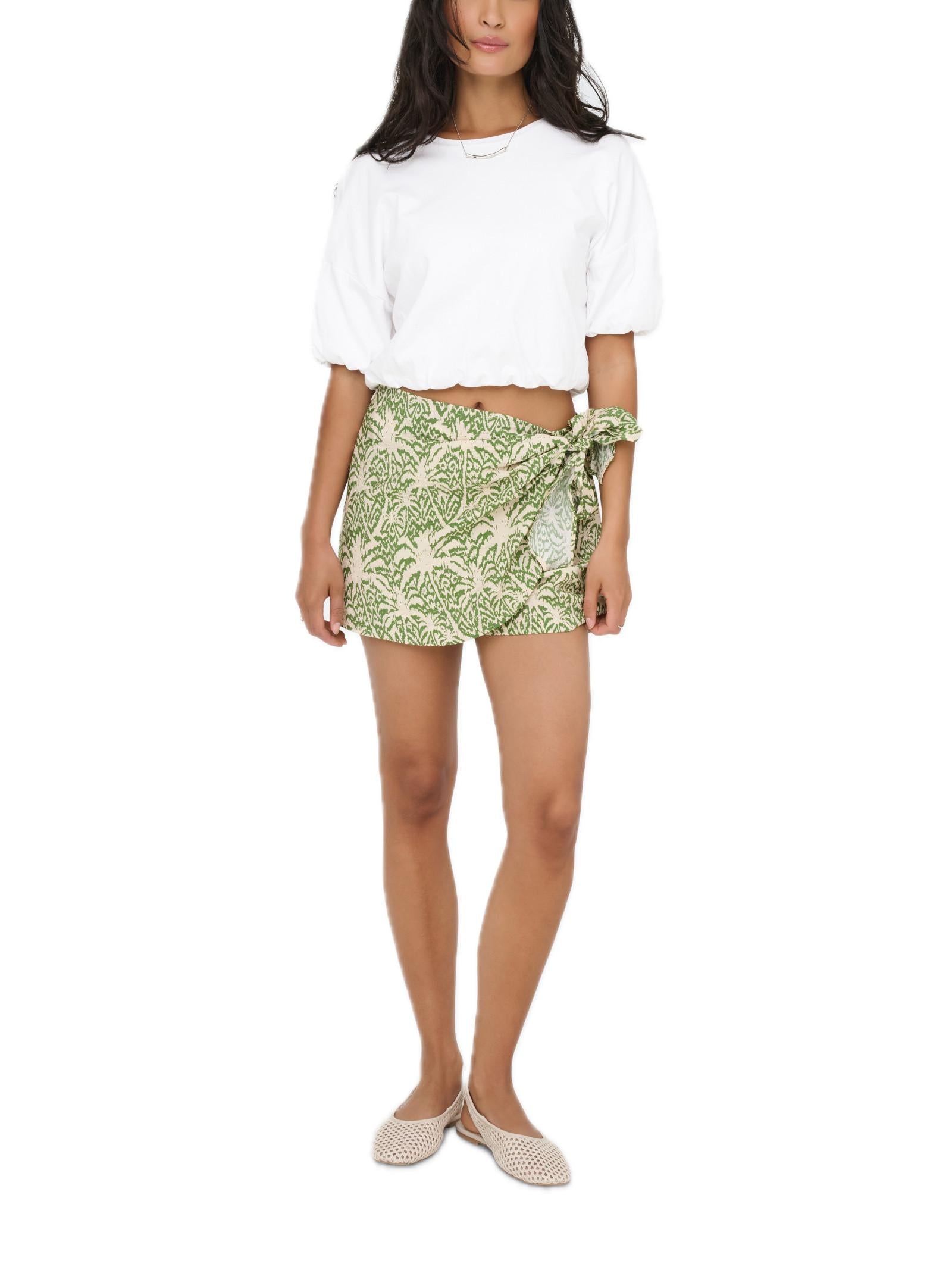 T-shirt Only Tyler Bianco cropped 15352443 /Bright White ONLY 