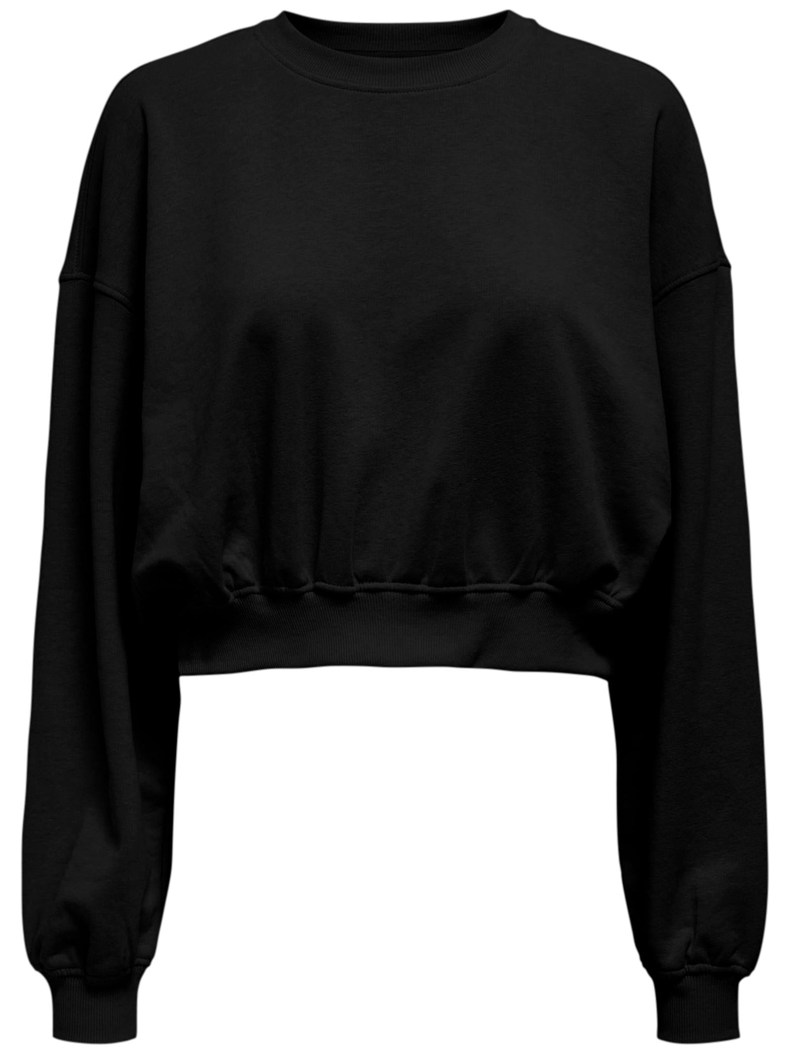 Felpa Only Nero Bella corta 15341904 /Black ONLY 