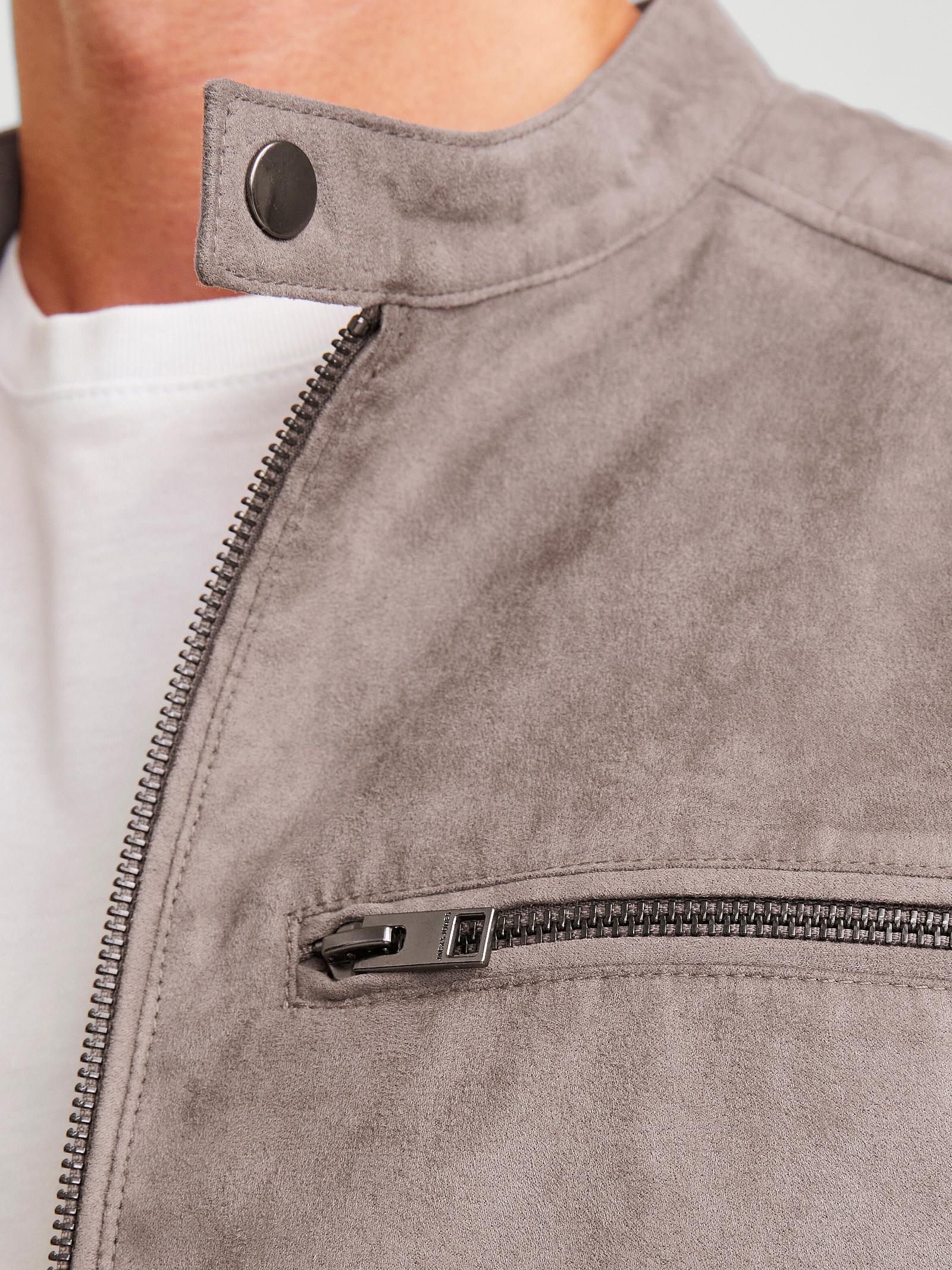 Biker Jack & Jones Dylan Fango in finta pelle 12264806 /Falcon JACK & JONES 