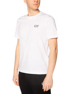 T-shirt Emporio Armani Bianco logo piccolo 8NPT25 1100 EA7 