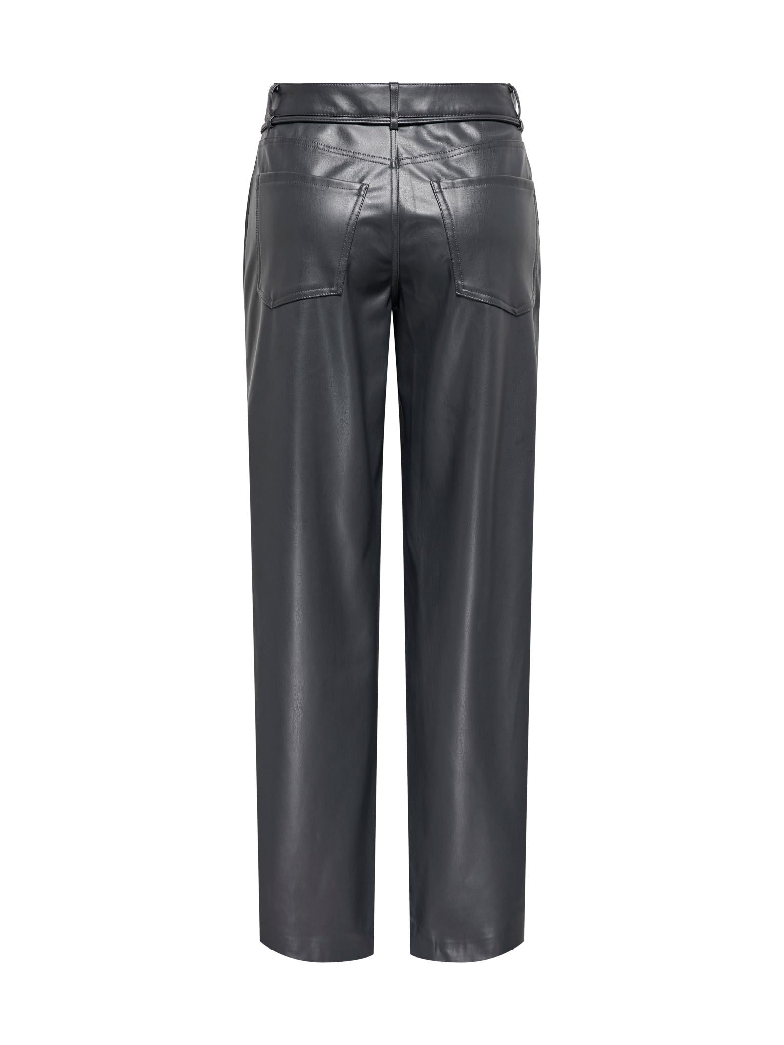 Pantalone Only Gianna Nero in ecopelle 15351275 /Blackened Pearl ONLY 
