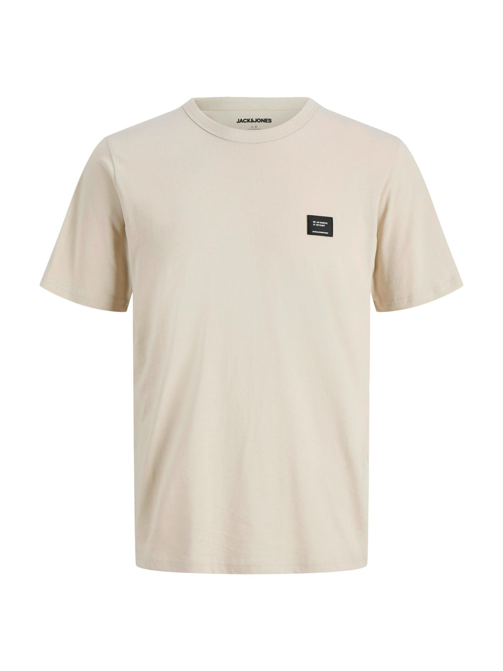 T-shirt Jack & Jones Cleveland Beige basica 12298439 /Moonbeam JACK & JONES 