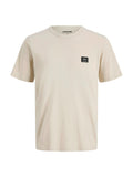 T-shirt Jack & Jones Cleveland Beige basica 12298439 /Moonbeam JACK & JONES 