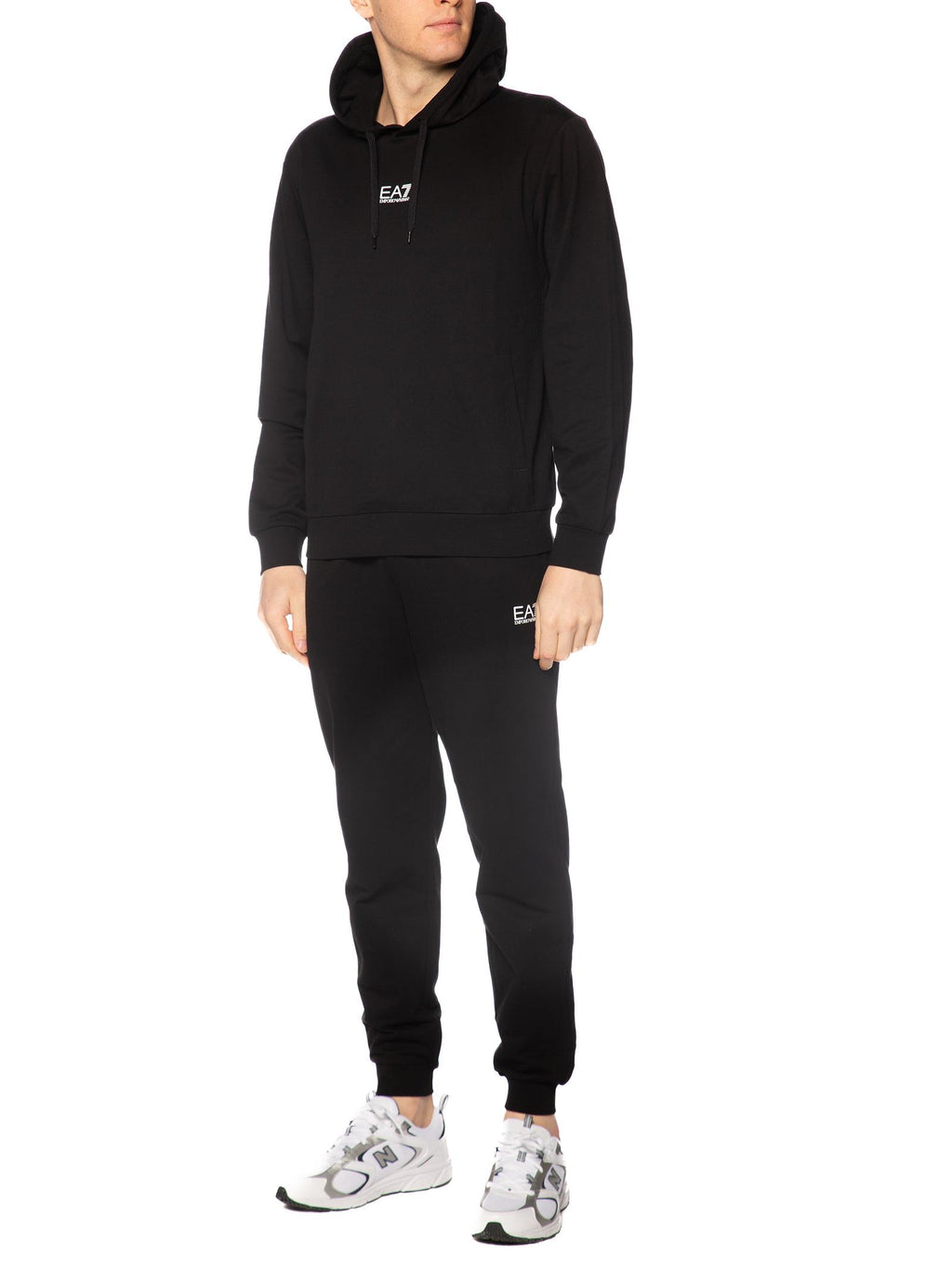 Felpa Emporio Armani Nero con cappuccio 8NPV64F 1200 EA7 