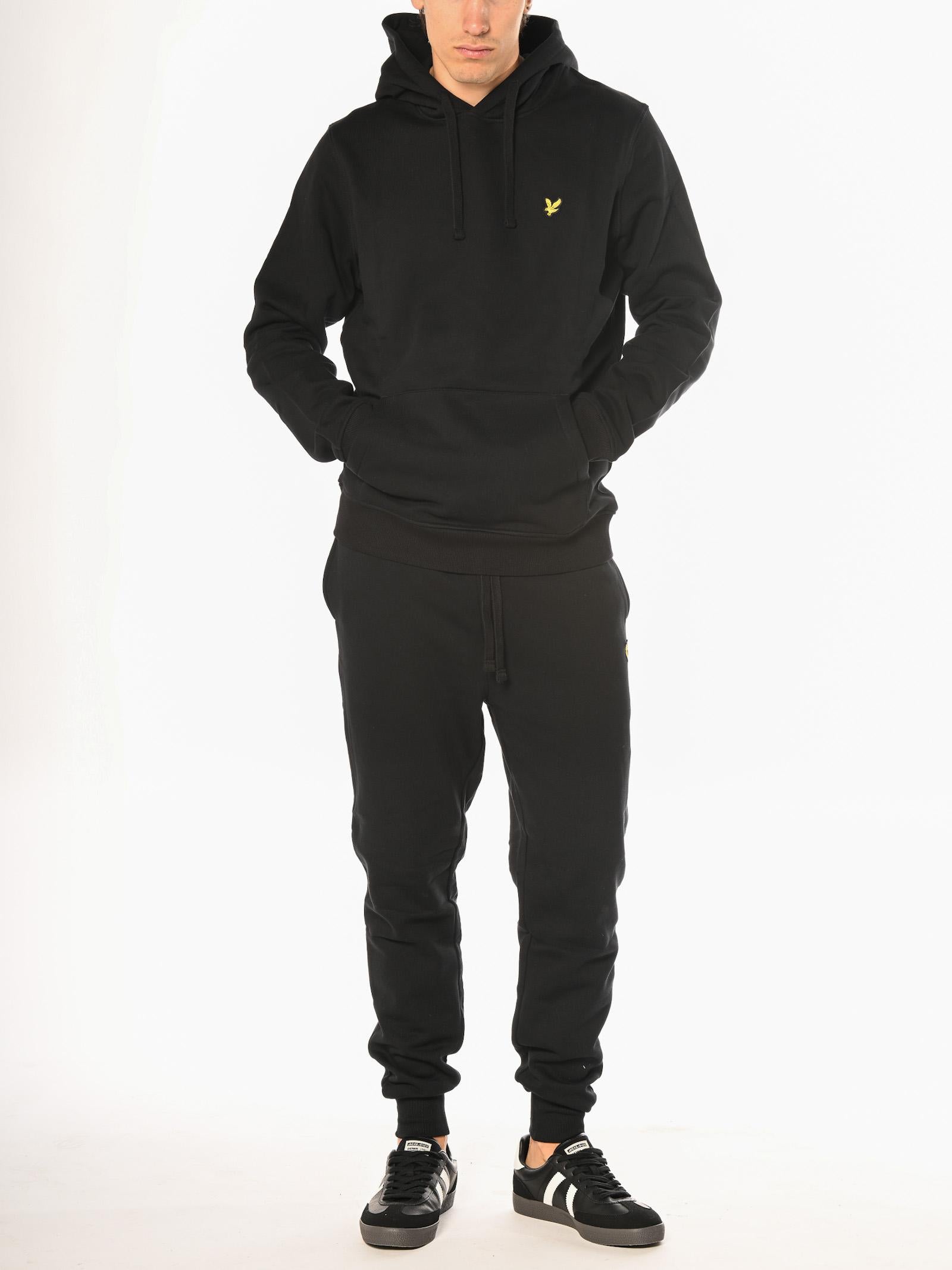 Felpa Lyle & Scott Nero con cappuccio ML1139V JET BLACK LYLE & SCOTT 