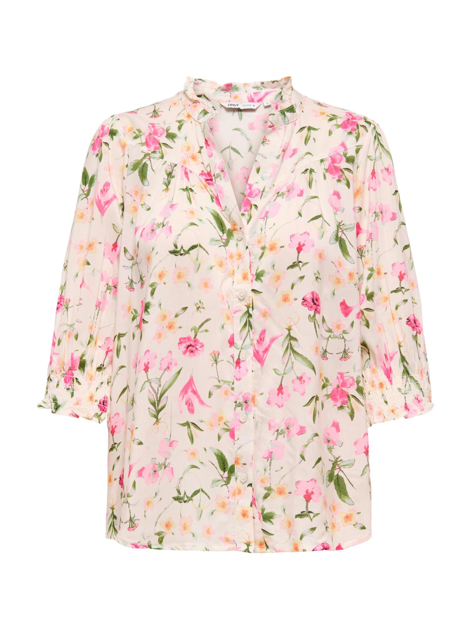 Camicia Only Raya Bianco a manica 3/4 15332997 /Cloud Dancer ONLY 