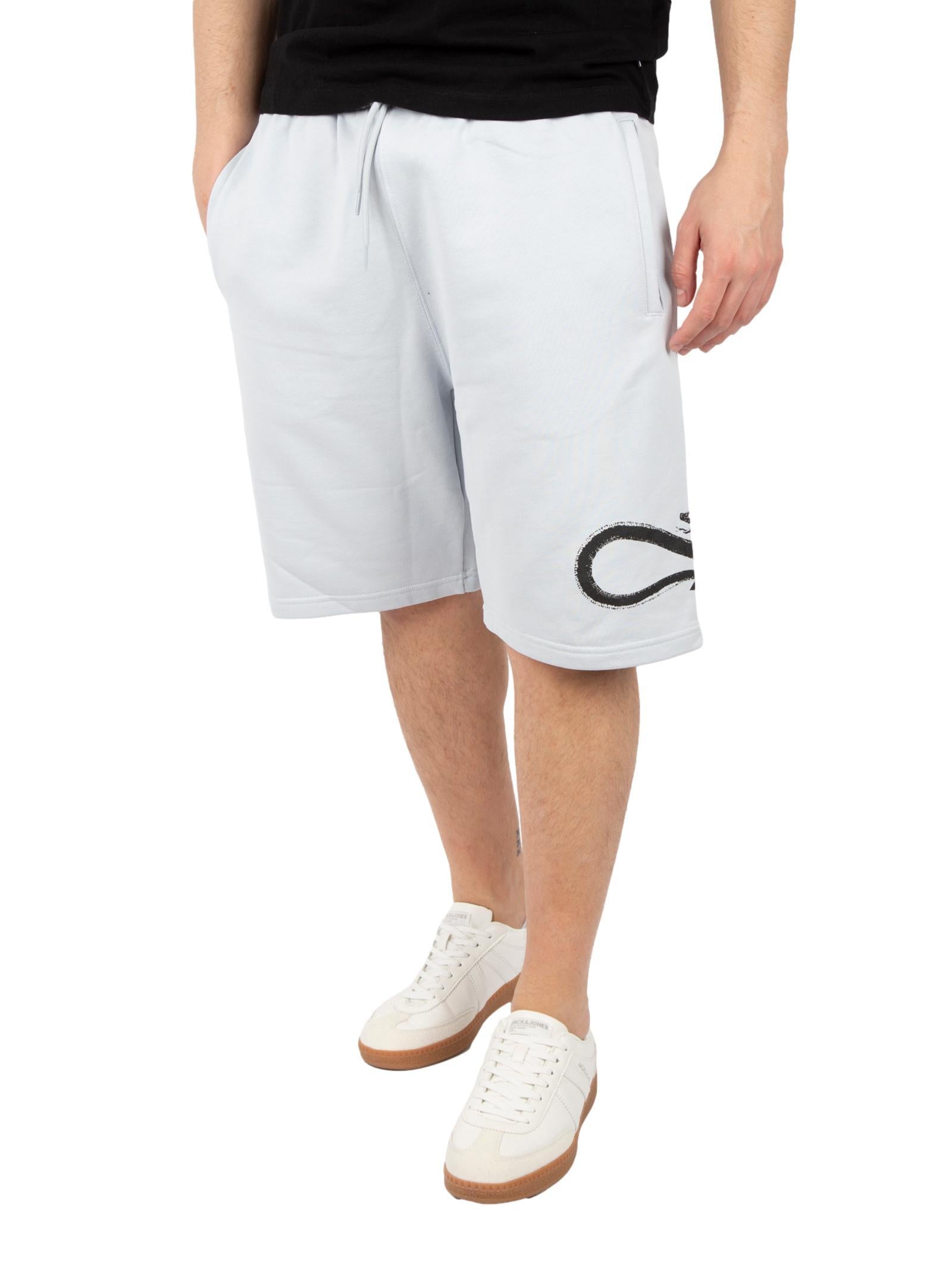 Bermuda Propaganda Logo Ghiaccio in felpa. BR426 ICE PROPAGANDA 