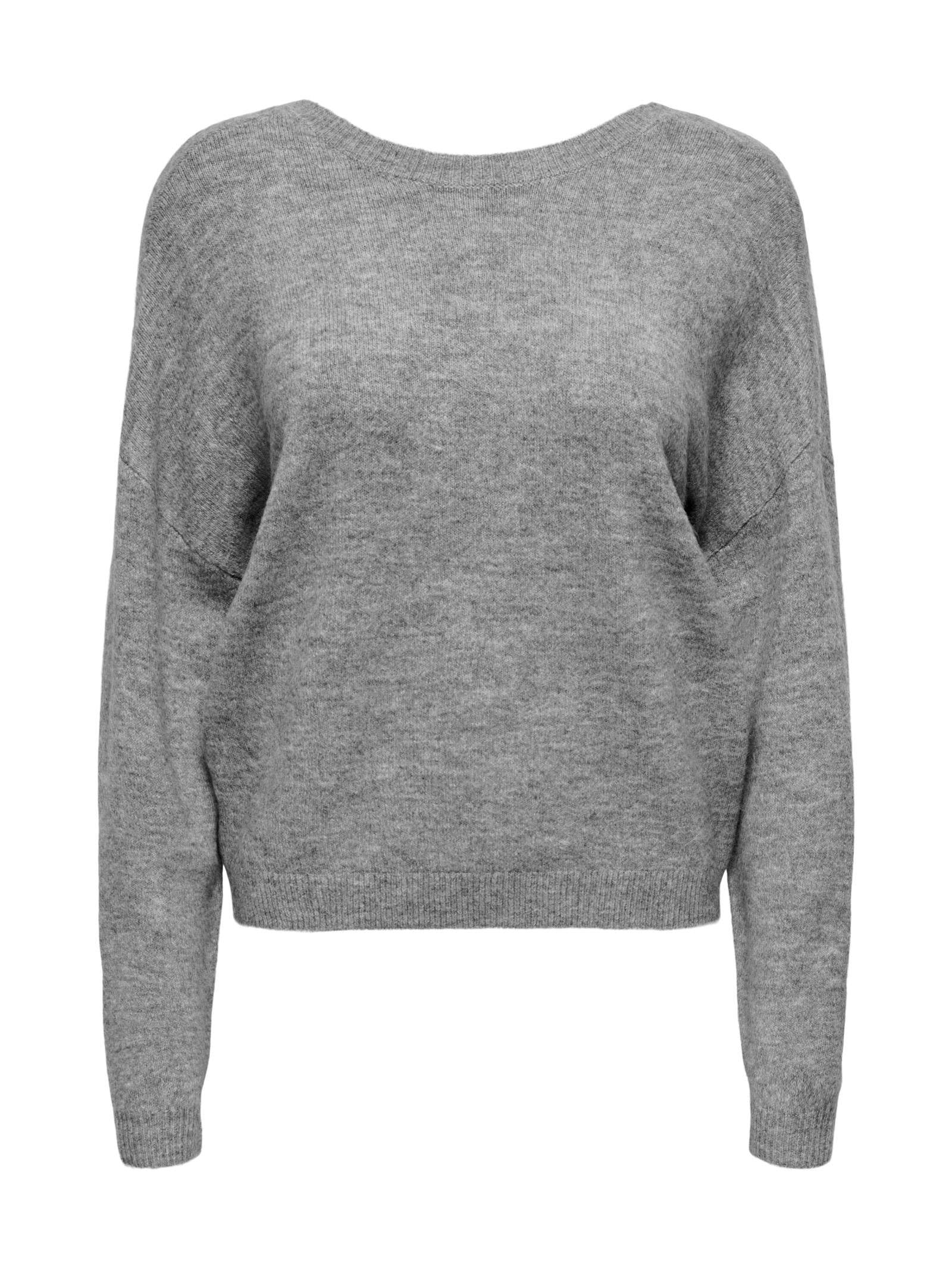Maglia Only Manifesta Grigio scollo a V 15329229 /Light Grey Melange ONLY 