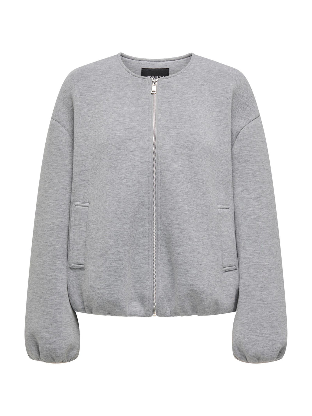 Giubbotto Only Ellie Grigio girocollo 15344567 /Medium Grey Melange ONLY 