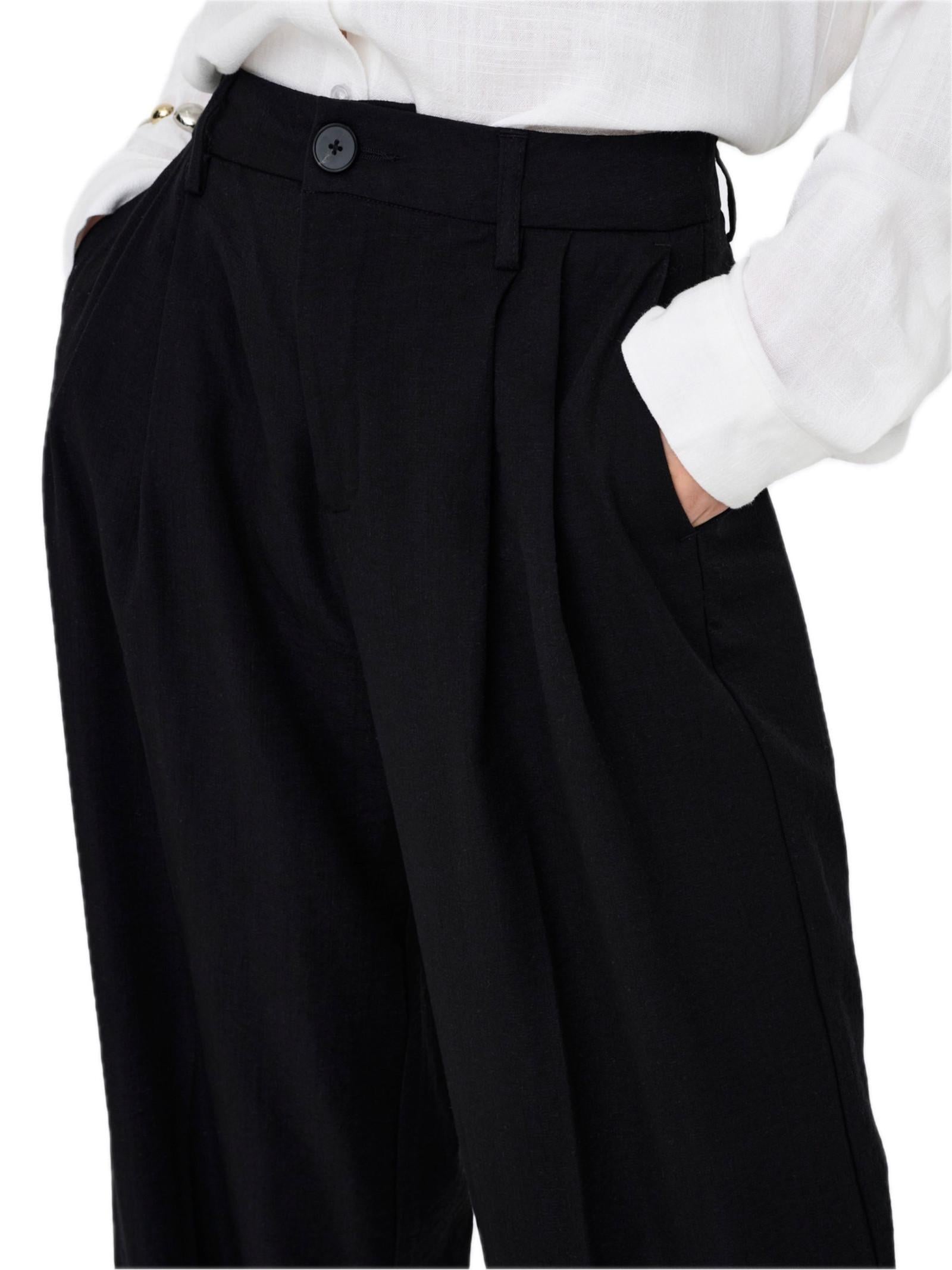 Pantaloni JDY River Nero gamba ampoia 15354011 /Black JDY 