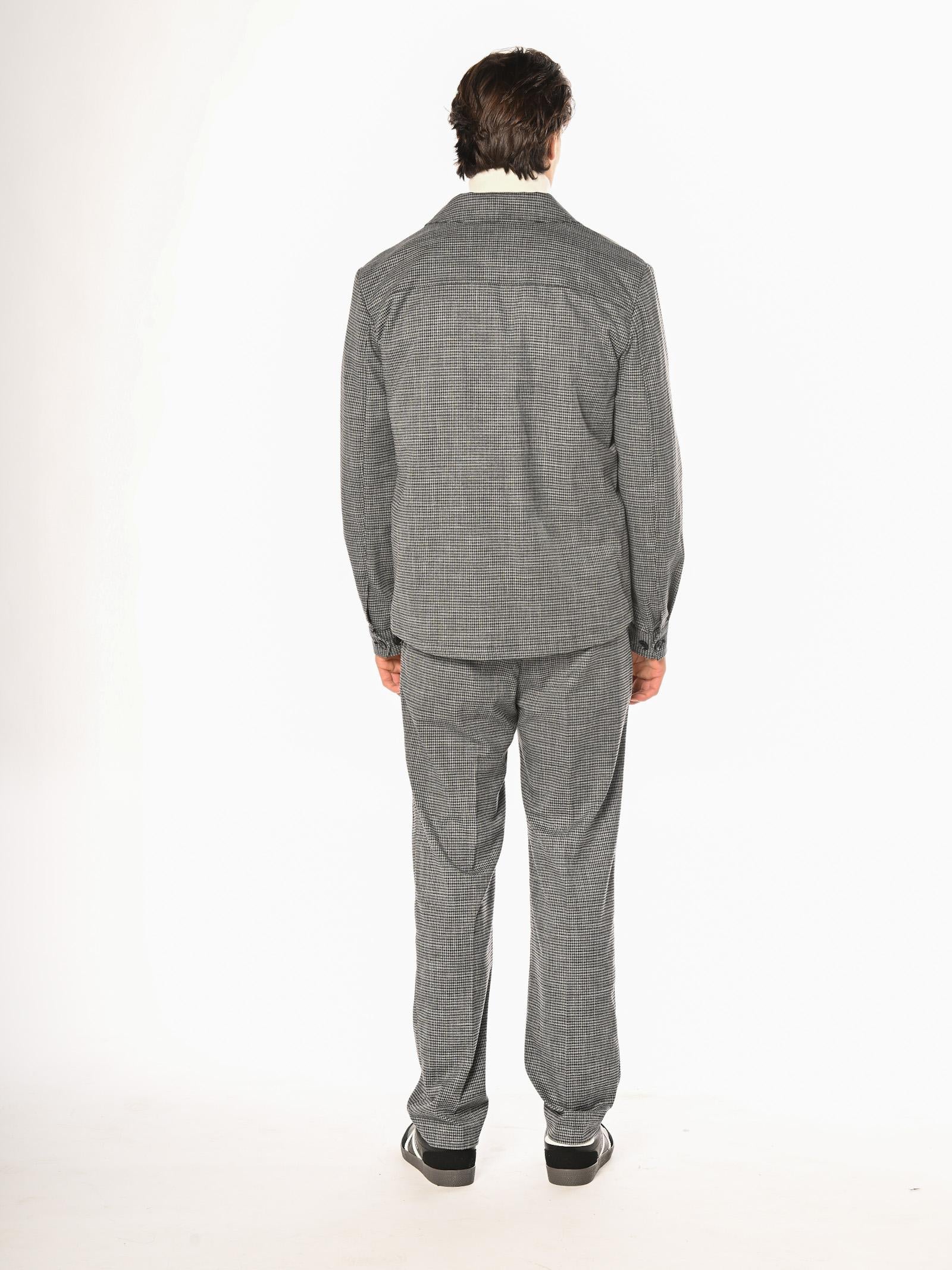 Overshirt Seinse Antracite pied poul GBI1054 ANTRACITE SEINSE 