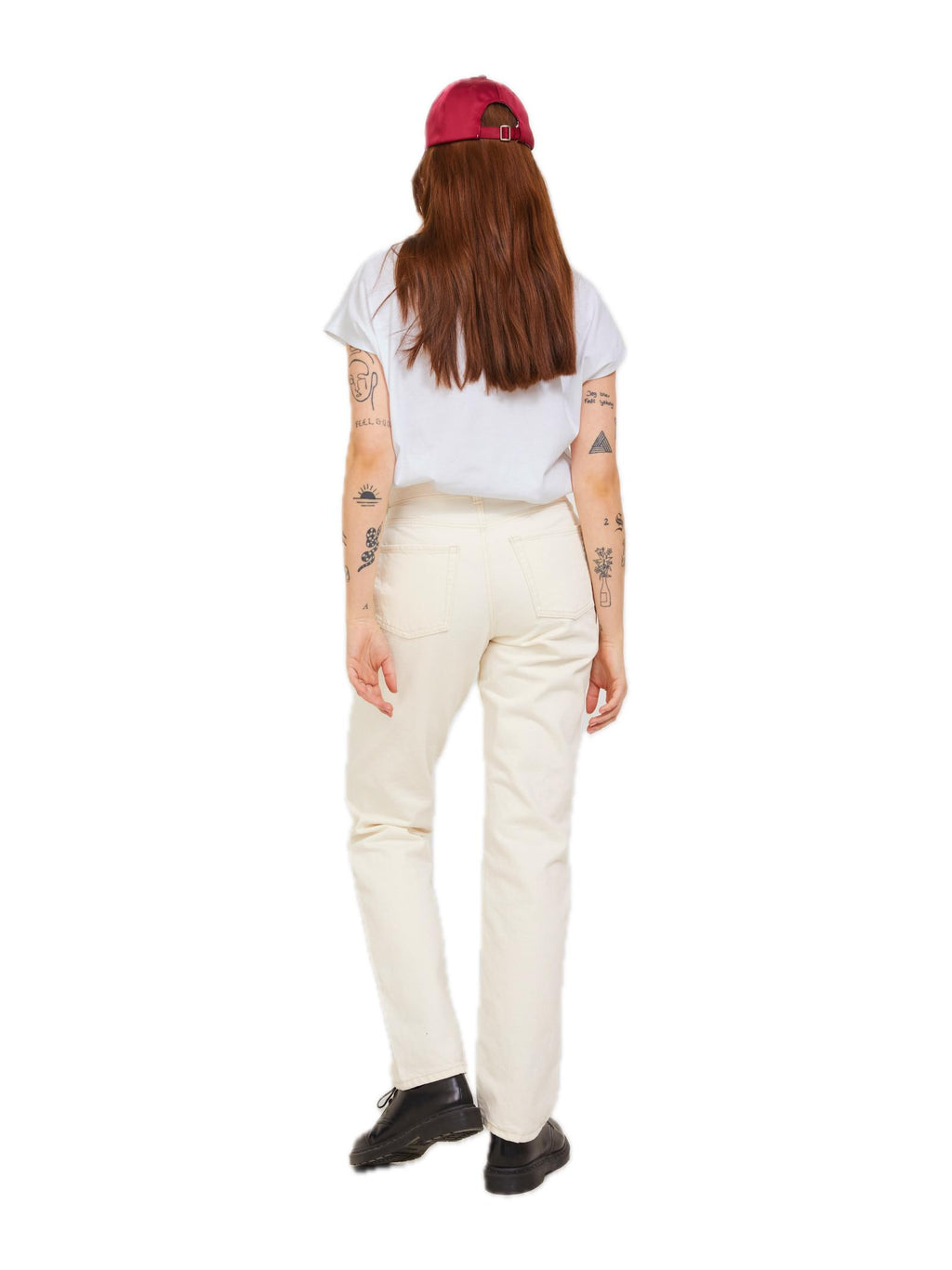 T-Shirt JJXX Astrid Donna Bianco manica corta 12200190 /Bright White JJXX 