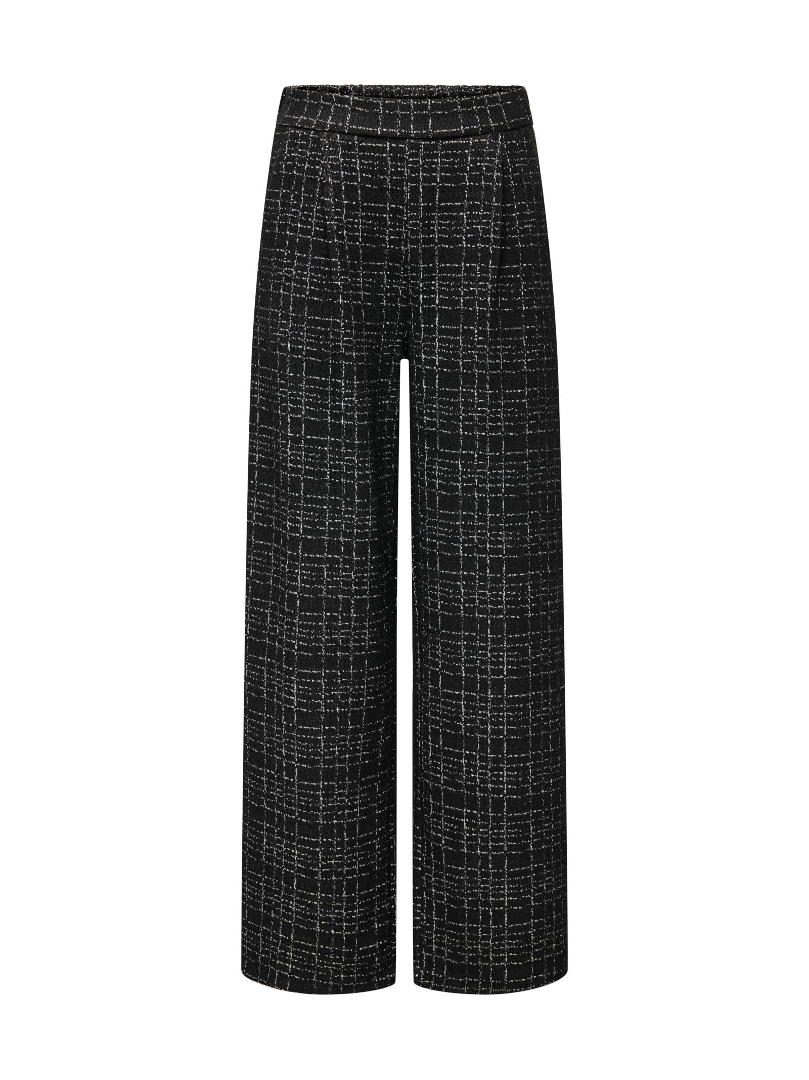 Pantalone Jacqueline De Yong Dorit Nero Bianco 15355928 /Check Black JDY 