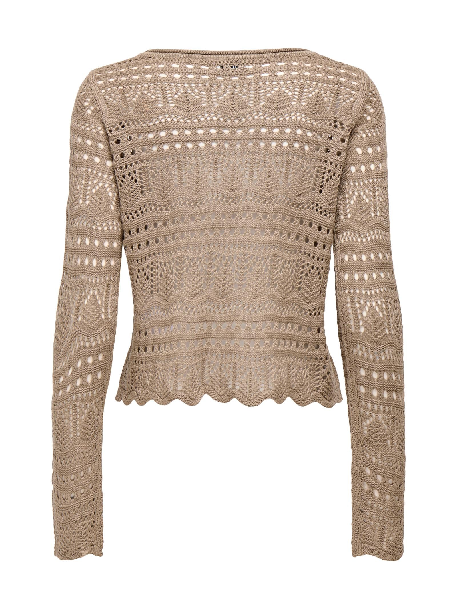 Maglia JDY Beige Sun scollo a barca 15287384 /Greige JDY 