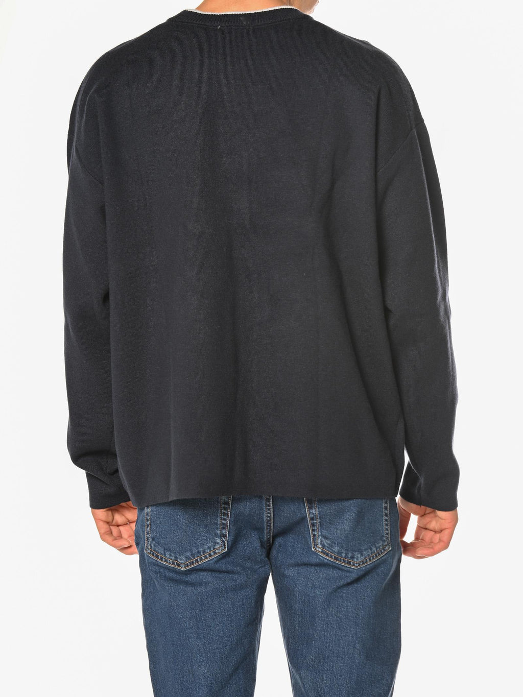 Maglia Calvin Klein Blu Embossed Logo LV04RD300G CEF CALVIN KLEIN 