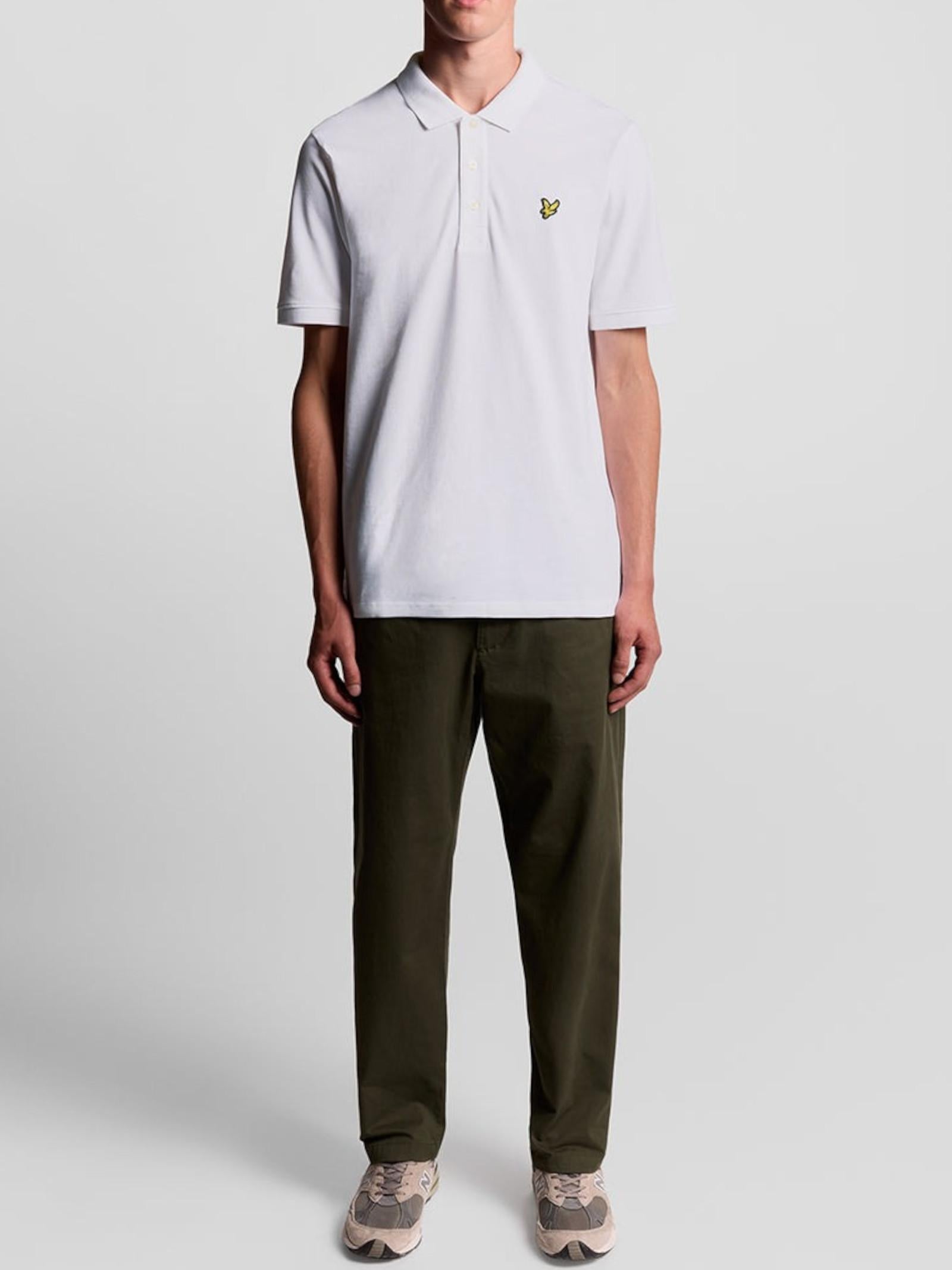Polo Lyle & Scott Bianco colletto logo SP400VOG WHITE LYLE & SCOTT 