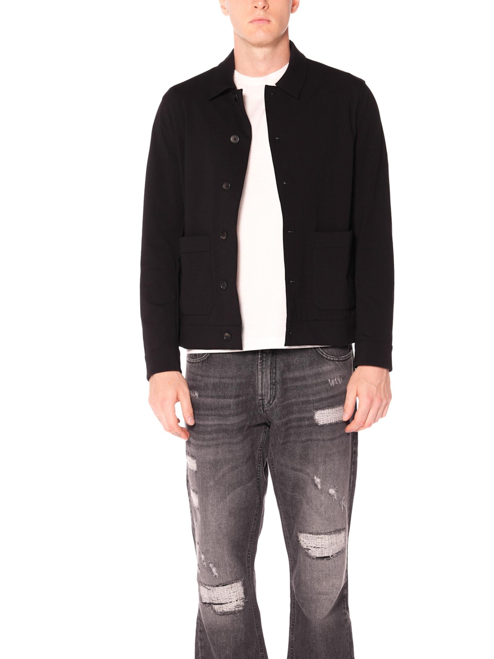 Overshirt Seinse Nero punto roma GBE1042 NERO SEINSE 