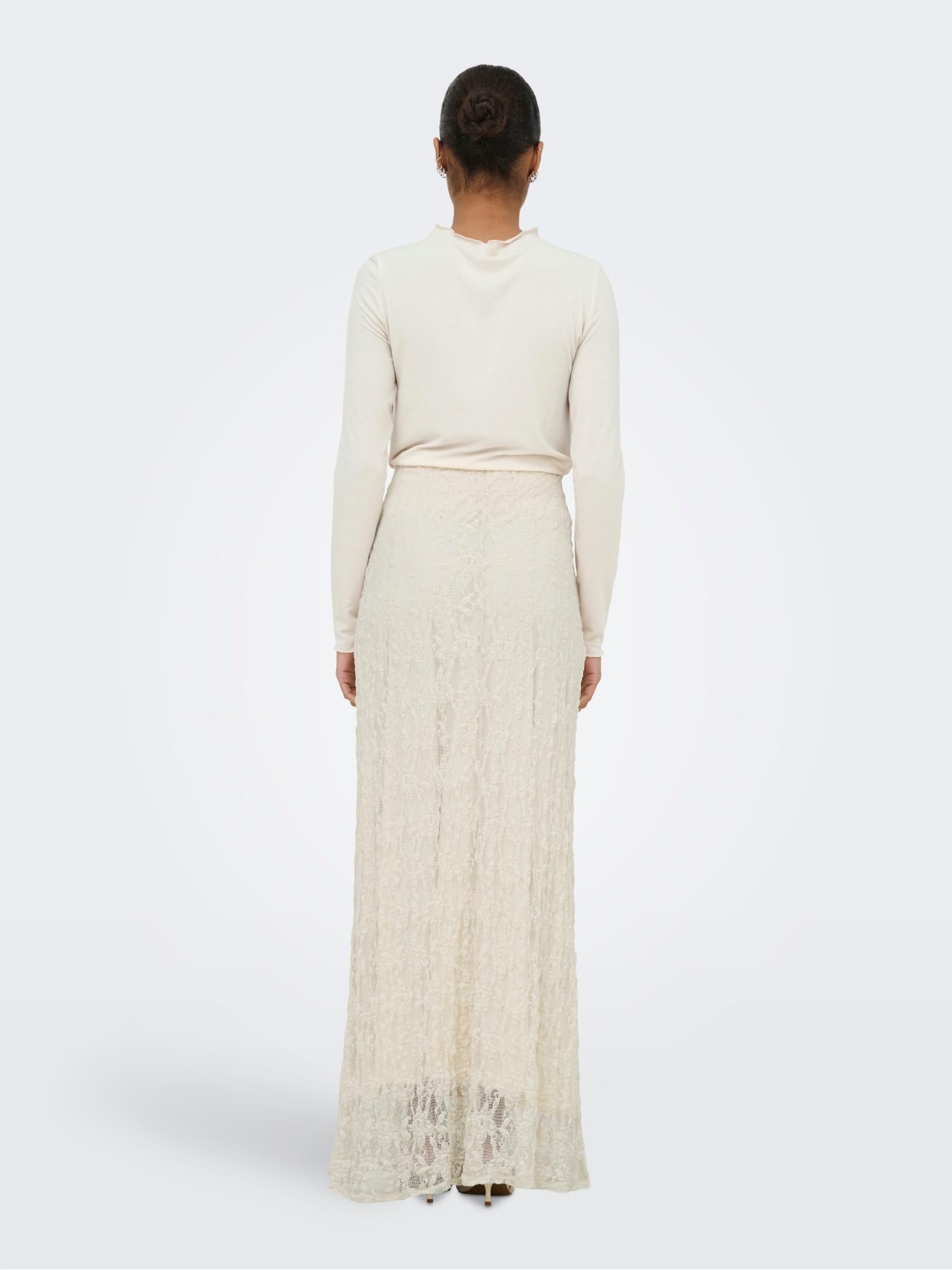 Gonna Only Albina Panna con pizzo 15372797 /Birch ONLY 