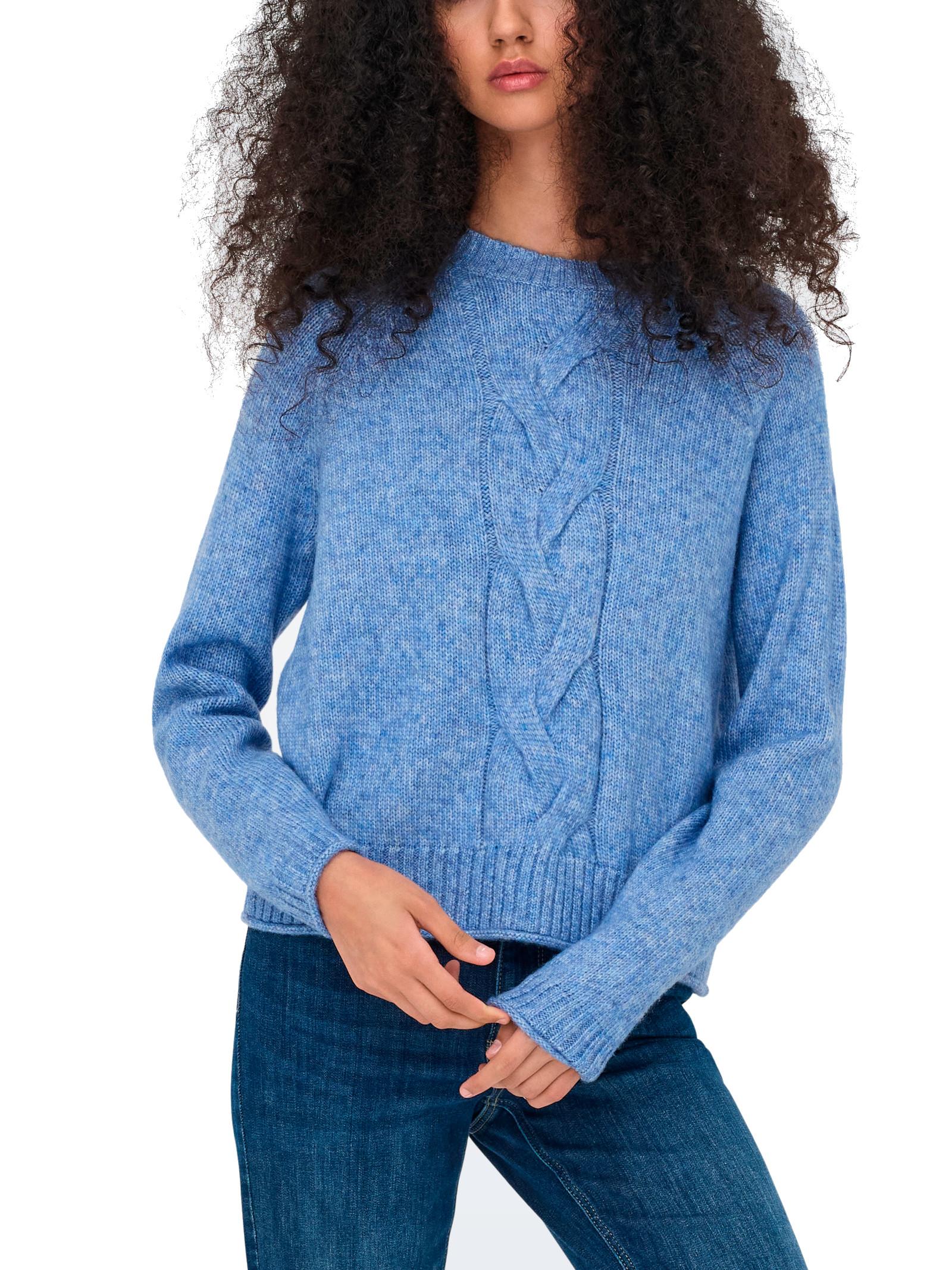 Maglia Jacqueline De Yong Susanna Celeste trecce 15351909 /Ebb And Flow JDY 