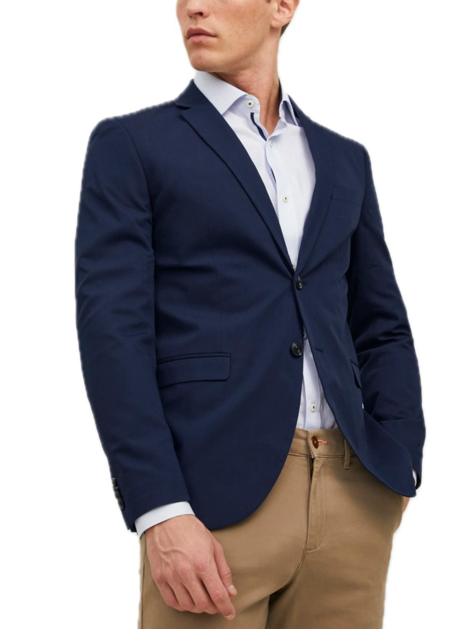 Giacca Jack & Jones Franco Blu monopetto 12199891 /DARK NAVY JACK & JONES 