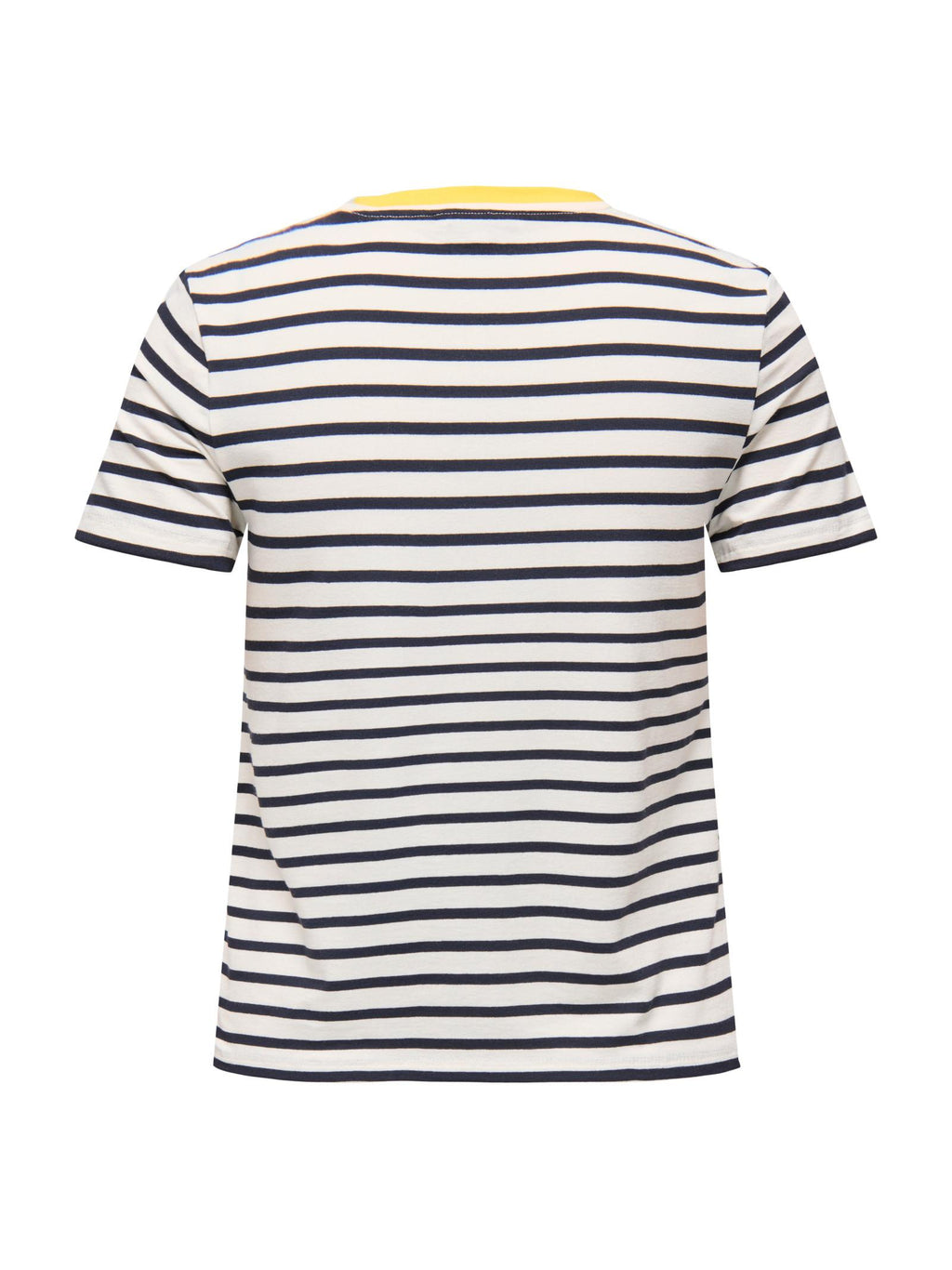 T-shirt Only Eart Bianco a righe 15318959 /Lemon Cloud Dancer ONLY 