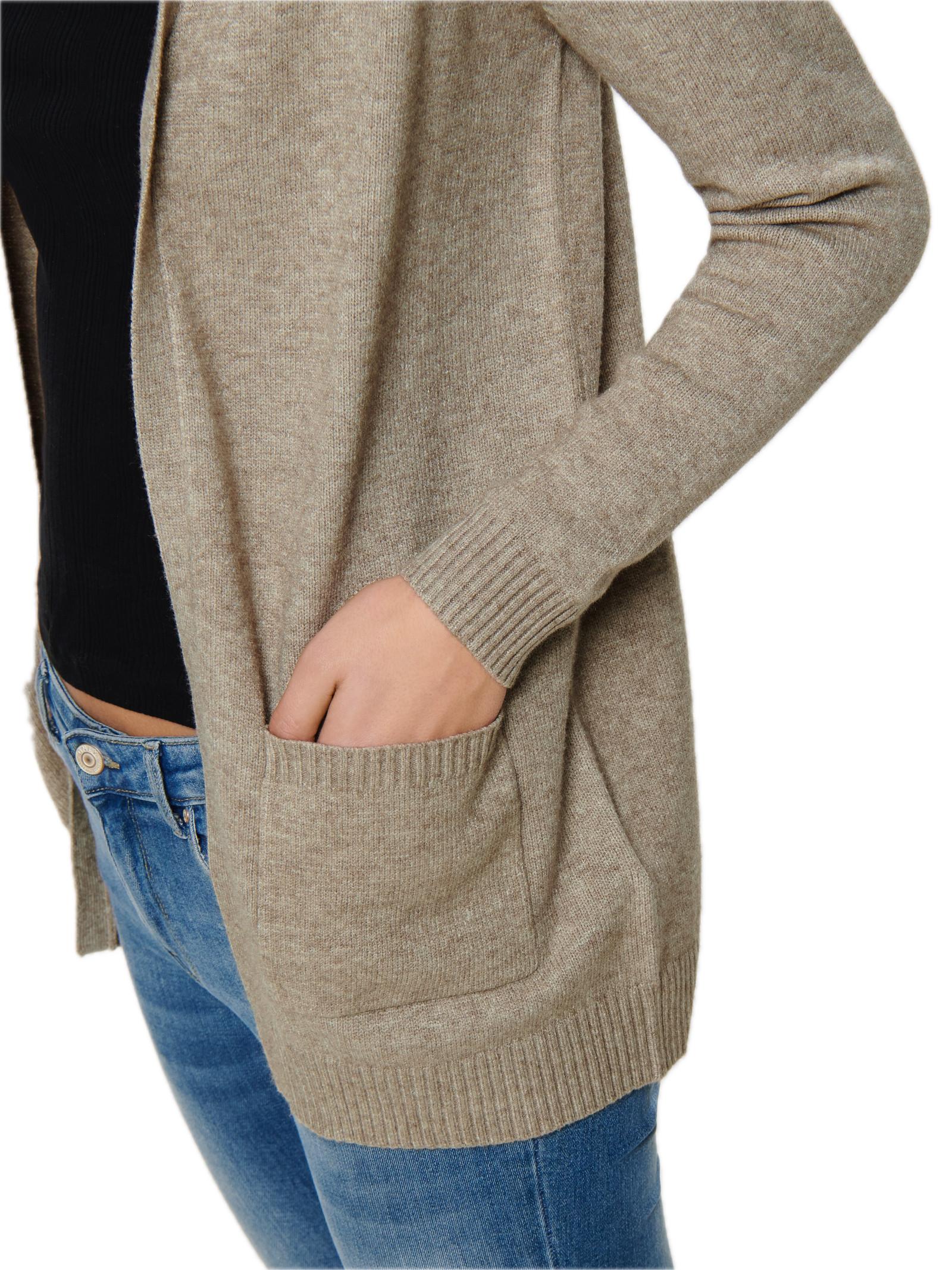 Cardigan Only Lesly Beige con tasche 15174274 /Beige ONLY 