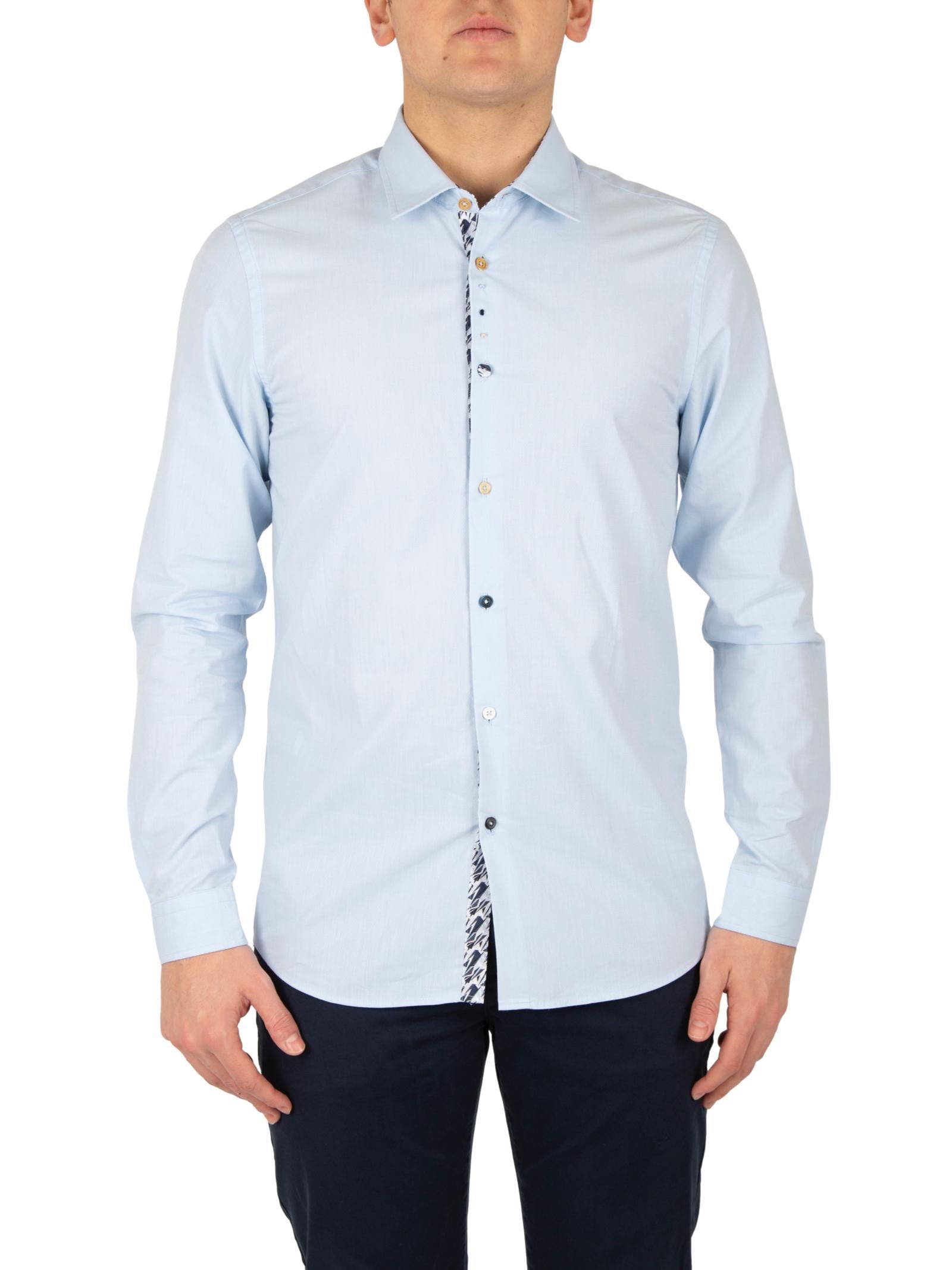 Camicia Seinse Microfantasia Celeste CE1032 CELESTE SEINSE 