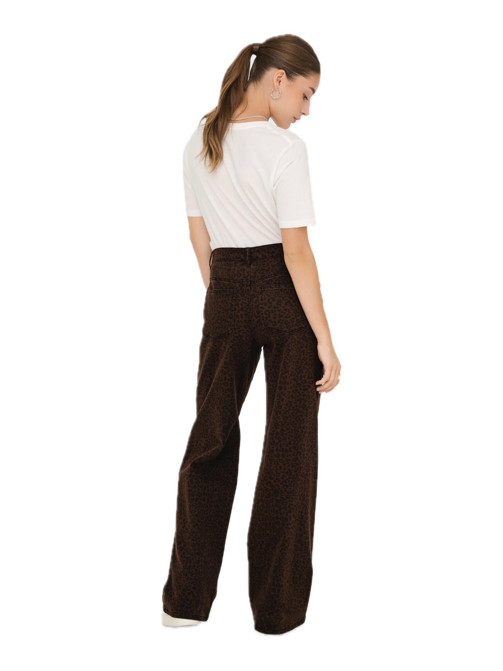 Jeans Only Madison Marrone fantasia animalier 15355777 /Chicory Coffee ONLY 