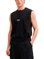 T-shirt Jack & Jones Nero Soho smanicata 12288001 /Black JACK & JONES 