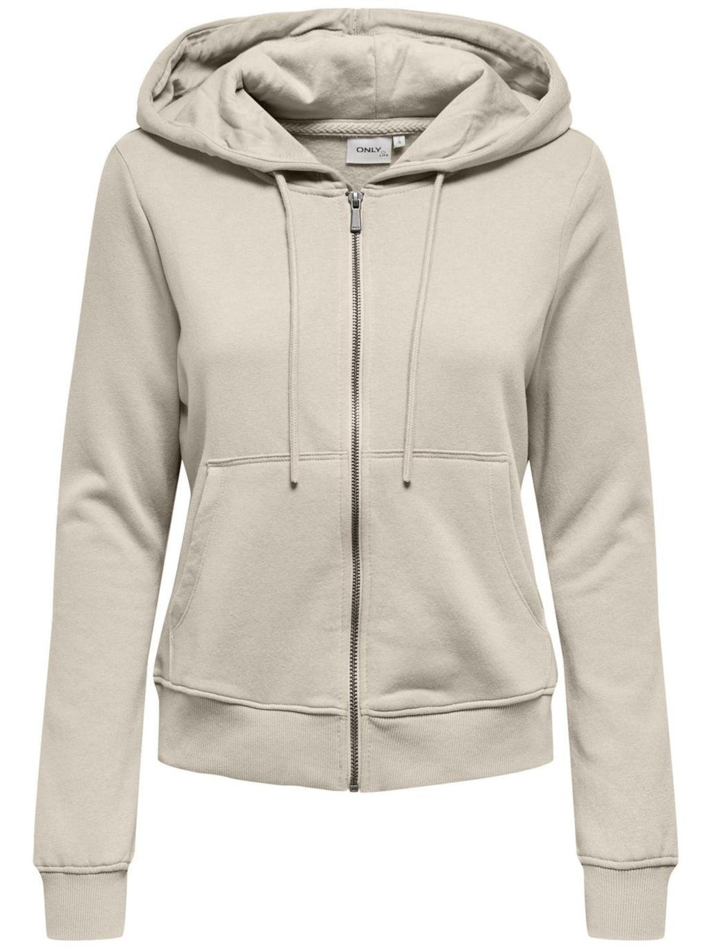 Felpa Only Beige Bella con zip 15318277 /Birch ONLY 