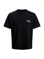 T-shirt Jack & Jones Nero Ebro relaxed 12282898 /Black JACK & JONES 