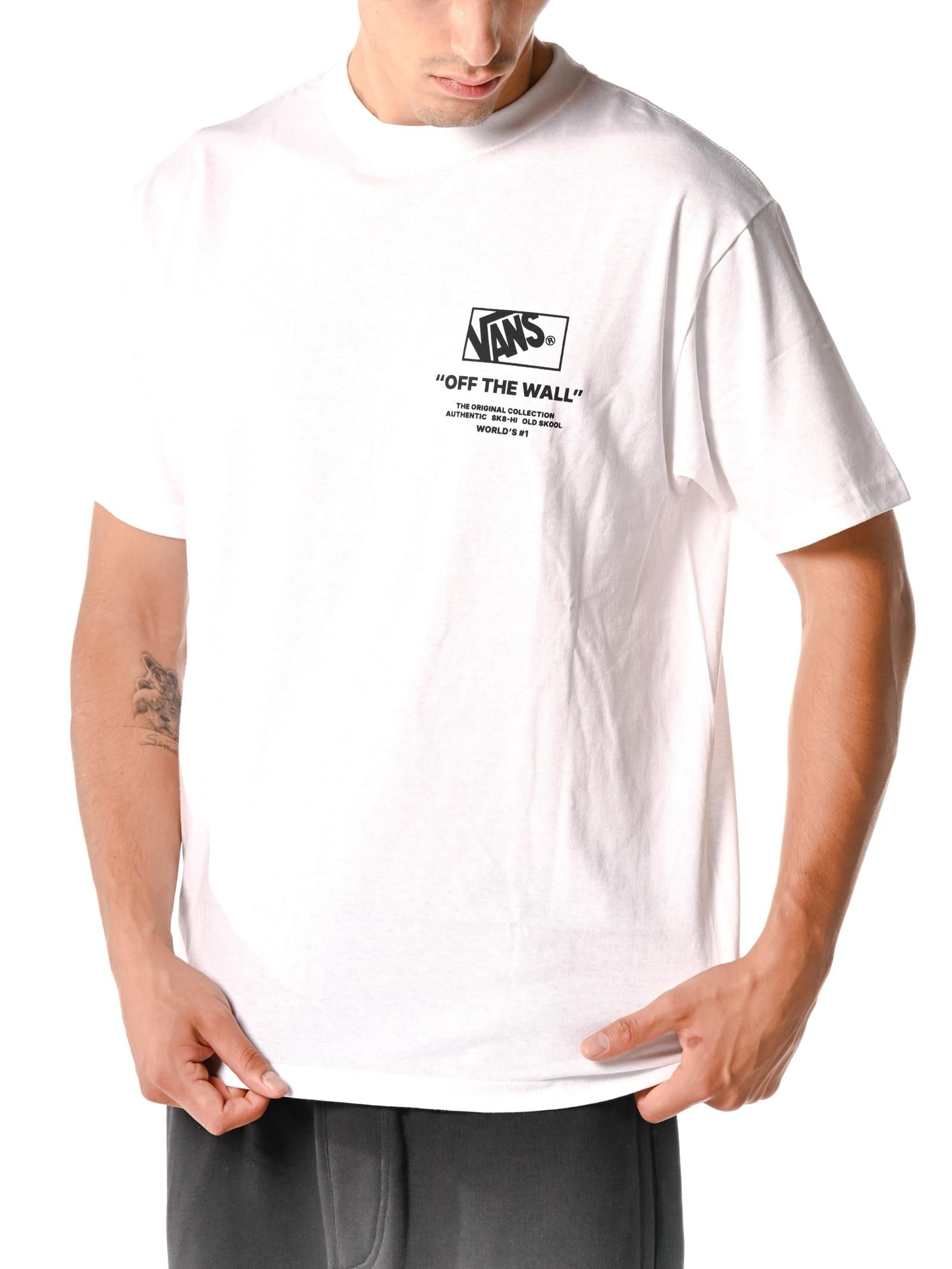 T-shirt Vans Bianco con stampa PEW White VANS 