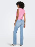 Cardigan Only Rosa Irina scollo a V 15363681 /Prism Pink ONLY 