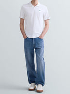 Polo Replay Bianco con logo M3465 011 REPLAY 